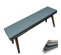 Cojín para Banco con Cremallera Cojines de Repuesto para Muebles de Patio Almohadilla Antideslizante para Asiento para Banco de Piano Columpio de Porche Sillas de Jardín Ventana Interior