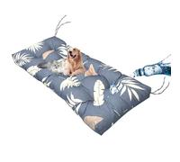 Cojín para Banco de Exterior 1 2 3 o 4 plazas,Cojin Hamaca Jardin,Cojin Jardin Exterior,Cojin Silla Jardin Respaldo Alto,Impermeable Antideslizante Cojines para Columpio(Size:130x50cm,Color:O)