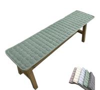 Cojín para Banco de Interior/Exterior de 2/3 Plazas Antideslizante para Ventana Ideal para Miradores Sillas Largas Columpios Y Muebles de Porche (Verde 50 X 70 cm)