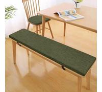 Cojín para Banco de Mesa de Comedor de 150x55x3cm. Funda extraíble Antideslizante. Cojines para Muebles, Lavables en Lino, Ideales para ventanales, Patios, sillas largas y Muebles de p