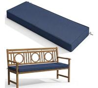 Cojín para Banco para Exteriores E Interiores Impermeable para Muebles de Patio con Lazos Antideslizantes Cojín Largo de Repuesto para Asiento de Patio Columpio de Jardín Porche O Parque