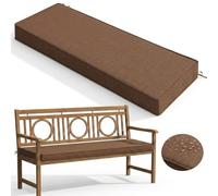 Cojín para Banco para Exteriores E Interiores Impermeable para Muebles de Patio con Lazos Antideslizantes Cojín Largo de Repuesto para Asiento de Patio Columpio de Jardín Porche O Parque