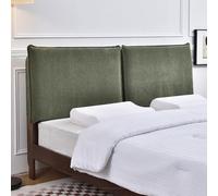 Cojín para cabecero, almohadas de lectura, funda de cabecero de cama de pana, funda para cabecera de cama doble, individual, king, suave, esponjosa, cubierta de cabecera tapizada, soporte para