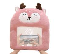 Cojín para calentar las manos de dibujos animados, cojín de felpa suave, bonito calentador de manos con relleno cómodo, adorable cojín infantil con diseño divertido, cojín portátil para casa, oficina
