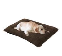 Cojín para cama grande antiansiedad para mascotas, cómodo cojín para perros, colchón de perrera, manta para perros y gatos medianos y pequeños, parte inferior antideslizante, 140 x 110 x 12 cm, color