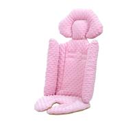 Cojín para cochecito de bebé, cálido, universal, grueso, para cochecito de bebé, color rosa, 41 x 84 cm