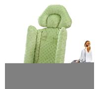 Cojín para cochecito de bebé, forro de asiento para cochecito, cojín de asiento para cochecito de bebé, cojín de asiento de cochecito | 84 x 41 cm, forro de asiento cómodo con cabeza, cojín para