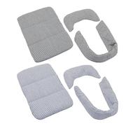 Cojín para cochecito de mascotas - Alfombrilla impermeable, protección contra la suciedad de viaje para perros y gatos, suave, extraíble, lavable, superficie antideslizante | Cómodo apoyo para