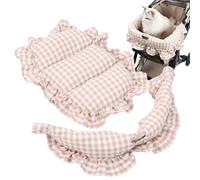 Cojín para cochecito de mascotas, lavable, suave, extraíble, de suciedad para cochecito de mascotas, para caminar al aire libre, playa, ciudad, calle, centro comercial, visitas y viajes
