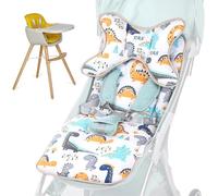 Cojín para cochecito - Funda para cochecito - 35 cm de algodón, suave inserto para cochecito, funda de asiento transpirable, accesorios cómodos, funda multiusos para asiento de coche de viaje