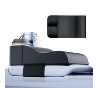Cojín para consola central de coche, funda de cojín para reposabrazos de coche, soporte para reposabrazos de piel sintética, cojín de apoyo para codo, cojín de esponja para reposabrazos con soporte