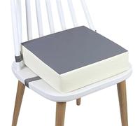 Cojín para coxis Cojín creciente para silla de niños, cojín ajustable para asiento elevador de comedor con 2 correas, cojín decorativo, sofá, sala de baile artística Cojín de Asiento(Color:HF09-0027-G