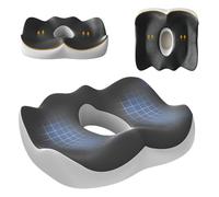 Cojín Para Coxis, Cojin Ergonomico Silla Oficina, Cojin Coxis Ortopedico | Cojin Silla Oficina Con Orificio Central, Cojin Para Silla Ordenador Para Escritorio Silla Ruedas Asiento Coche