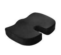 Cojín para coxis Cojín ortopédico para asiento de hemorroides, cojín de rebote para coche, silla de oficina, soporte Lumbar, almohada transpirable para aliviar el dolor Cojin Antiescaras(Mesh Black Se