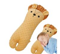 Cojín para dormir de bebé | Cojín relajante con forma de animal para mentiras laterales - Muñeca suave y larga con abrazo, suave y agradable para la piel