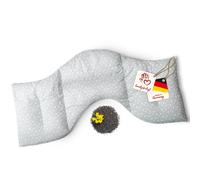 Cojín para el cuello navango® Cojín de grano 50x25cm 4 cámaras Colza Cojín té...