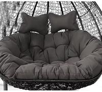 CojíN para Hamaca Colgante Doble, de 2 Plazas, Impermeable, ExtraíBle y Grueso, con Almohada de Repuesto, para Cuna(C,150 * 110cm/59 * 43in)
