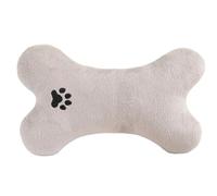 Cojín para huesos de perro, suave cojín lavable, 22,5 x 14,5 x 4,5 cm, forma de hueso tierno, juguetes para perros, tejido resistente a la masticación, para perros pequeños, gatos, sueño