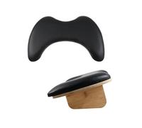 Cojín para las manos y reposabrazos para manicura, PU Leather Beveled Manicure Armrest Hand Pillow for Salon Home Multicolor 1pc(Black)