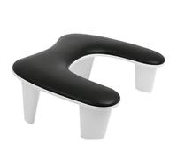 Cojín para las manos y reposabrazos para manicura, Two-Hand Portable Arm Rest For Nails, Manicure Cushion With Tilt Design, PU, Multicolor(Black)