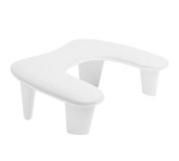 Cojín para las manos y reposabrazos para manicura, Two-Hand Portable Arm Rest For Nails, Manicure Cushion With Tilt Design, PU, Multicolor(White)