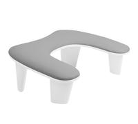 Cojín para las manos y reposabrazos para manicura, Two-Hand Portable Arm Rest For Nails, Manicure Cushion With Tilt Design, PU, Multicolor(Gray)