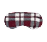 Cojín para los ojos, como máscara de refrigeración y cojín de frío para los ojos, alternativa natural a la máscara de gel con semillas de linaza, color rojo