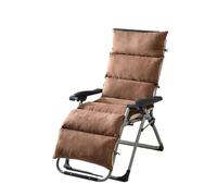 Cojín para Muebles de jardín con Respaldo Cojín reclinable for tumbona, muebles de jardín, sillas patio, cojín for for personas mayores, colchón for dormir la siesta, for espalda(Borwn,155X5X12cm)