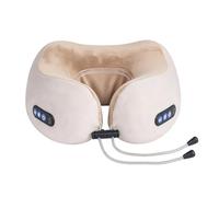 Cojín para nuca con calefacción, 3 niveles, masaje eléctrico, recargable, soporte calefactor, almohada de viaje para nuca, TV, pausa, sofá, cama, sillón reclinable, oficina, coche, silla