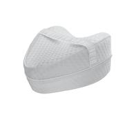 Cojín para rodillas en forma de corazón funda de algodón transpirable, correa elástica 25 cm