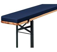 Cojín para silla, 160 x 28 x 5 cm, espuma de alta densidad, antideslizante, lavable, para uso en interiores y exteriores, perfecto para mesas de cerveza y tiendas de campaña de fiesta