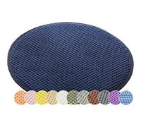 Cojín para Silla, 35 x 35 cm (Paquete de 4), Almohadillas de Pana Antideslizantes para el hogar, el jardín y la Oficina, Ideal para decoración de Comedor y Sala de Estar.
