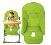 Cojín para silla alta para bebé, Funda para trona, funda para silla comedor cuero PU para bebé, funda asiento multifuncional con acolchado, có oda