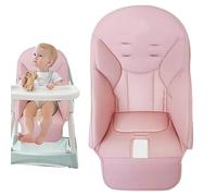 Cojín para silla alta para bebé, Funda para trona, funda para silla comedor cuero PU para bebé, funda asiento multifuncional con acolchado, có oda
