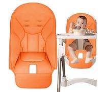 Cojín para silla alta para bebé, Funda para trona, funda para silla comedor cuero PU para bebé, funda asiento multifuncional con acolchado, có oda