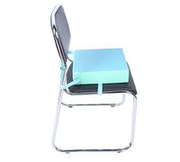 Cojín para Silla, Cojín Elevador para Silla de Comedor para Bebés Extraíble Cojín para Asiento de Trona para Niños para Bebé para Elevador(Frente Azul)