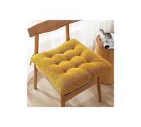 Cojín para silla, cojín para banco, cojín de felpa de lana de cordero para silla, cojín para muebles