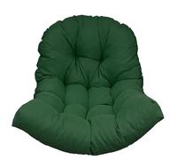 Cojín para Silla Colgante, Almohadilla de Repuesto para Columpio Colgante de jardín, Silla Mecedora de Exterior Lavable, cojín para Respaldo de Silla Hamaca Colgante, Color Verde Oscuro.