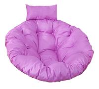 Cojín para Silla Colgante, Columpio Redondo Grueso y Grande, Hamaca Colgante, cojín for Asiento con Almohada Ajustable, cojín Lavable, Almohadillas for Silla de ratán