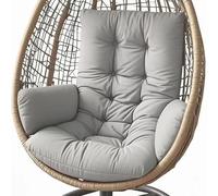Cojín para Silla Colgante de Exterior, cojín de jardín para Columpio Colgante, cojín de Asiento para Cesta Colgante, Lavable, cojín de Asiento para Hamaca Mecedora, cojín de Asiento para ces