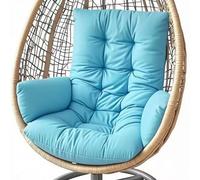 Cojín para Silla Colgante de Exterior, cojín de jardín para Columpio Colgante, cojín de Asiento para Cesta Colgante, Lavable, cojín de Asiento para Hamaca Mecedora, cojín de Asiento para ces