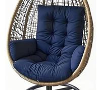 Cojín para Silla Colgante de Exterior, cojín de jardín para Columpio Colgante, cojín para Asiento de Cesta Colgante, Lavable, cojín para Silla Mecedora, Hamaca, cojín para Asiento de Cesta c