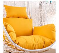 Cojín para Silla Colgante. Esta Funda de cojín para Silla Colgante está Hecha de Tela de poliéster, Que es Impermeable, a Prueba de Polvo, cómoda, Transpirable y no destiñe. La Cremallera PE