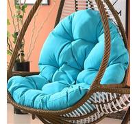 Cojín para silla con forma de huevo, cojín para sillón colgante, cojín para silla de ratán, cojín integrado, varias opciones de color, apto para jardines exteriores, columpios interiores, sofás