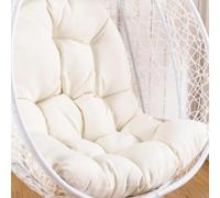 Cojín para silla con forma de huevo, cojín para sillón colgante, cojín para silla de ratán, cojín integrado, varias opciones de color, apto para jardines exteriores, columpios interiores, sofás