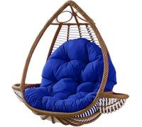 Cojín para silla con forma de huevo, cojín para sillón colgante, cojín para silla de ratán, cojín integrado, varias opciones de color, apto para jardines exteriores, columpios interiores, sofás