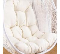Cojín para silla con forma de huevo, cojín para sillón colgante, cojín para silla de ratán, cojín integrado, varias opciones de color, apto para jardines exteriores, columpios interiores, sofás (120 x