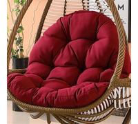 Cojín para silla con forma de huevo, cojín para sillón colgante, cojín para silla de ratán, cojín integrado, varias opciones de color, apto para jardines exteriores, columpios interiores, sofás
