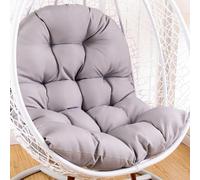 Cojín para silla con forma de huevo, cojín para sillón colgante, cojín para silla de ratán, cojín integrado, varias opciones de color, apto para jardines exteriores, columpios interiores, sofás