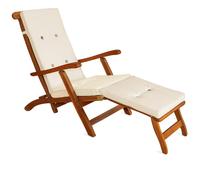 Cojín para silla Crema 184,5x43x6cm